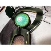 Boucles Oreilles Karine vert