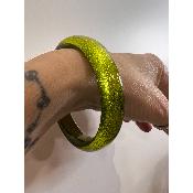 Bracelet vert pailleté