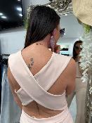 Veste gilet barman rose KXGL0355 KKS
