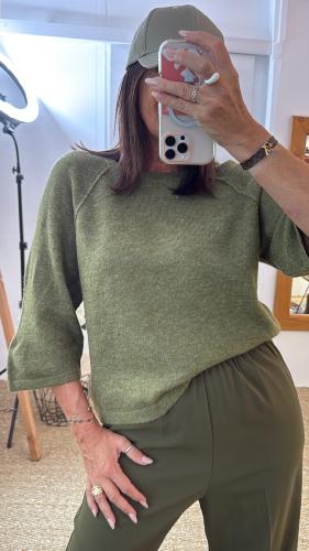 Pull large olive SAM G&M