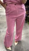 Pantalon large rose Pierre 