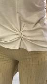 Top beige détail WJU003 NT