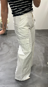 Pantalon cargo blanc KSPA7629 KKS