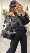 Sac vinyl noir LORRAINE Wu 