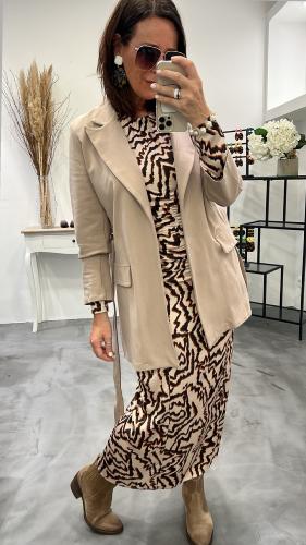 Veste Trench court beige 50037259