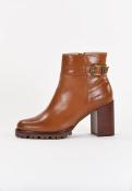Bottines en cuir camel CAELIA EMILIE K
