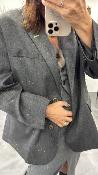 Veste Blazer oversize gris JQ44KEE IMPERIAL