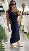 Robe longue marine AEQRJKP IMPERIAL