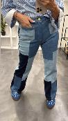 Pantalon jeans PATCHWORK BB 