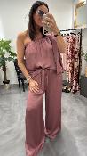 Pantalon fluide mauve M8370P MR
