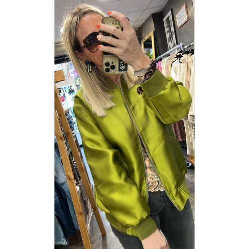 Bomber oversize Vert Oscar