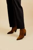 Bottines santiag en cuir camel LAURENCE EMILIE K