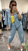 Pantalon large denim clair KXPA0285 KKS