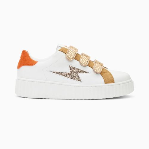Basket bronze et orange LOUIE BK2752 WU