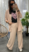 Pantalon fluide rose pâle M8336 MR
