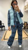 Veste blazer éclair bleu 50686229