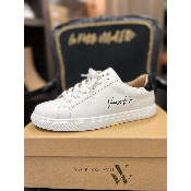 Baskets  lacets blanc et noir Isabella 