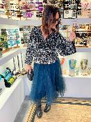 Jupe longue tulle paillettes 10610752 BELL