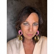 Boucles Oreilles double Evian rose doré