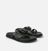 Sandales plates SUNRISE SUN5S noir BIBA