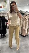 Top beige détail WJU003 NT