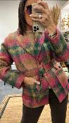 Manteau  carreaux VIGOUREUSE