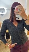 Gilet cardigan gris SAMSO GM