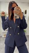 Veste Blazer bleu marine SUREAU G&M