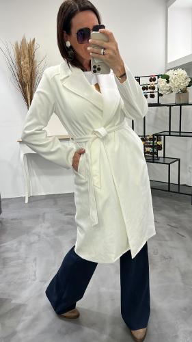 Veste Trench mi-long blanc 22836469