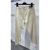 Pantalon toile beige 220033359
