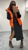 Doudoune sans manches CESAR orange GERTRUDE