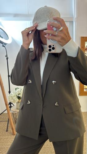 Veste Blazer vert forêt SUREAU G&M