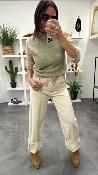 Jeans large beige S38M0305 Souvenir 