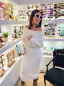 Robe pull écru LAYANA GY4035