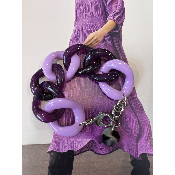Bracelet maillons lilas Antoine