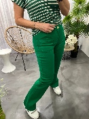Pantalon jeans flare vert SONNY