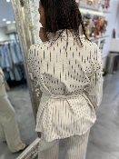 Veste fluide à rayures VOLCA 
