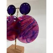 Boucles Oreilles Kate Violet
