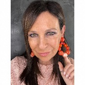 Boucles Oreilles Bastilles orange