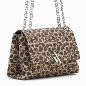 Sac à main Naomi Léopard à chaîne WU