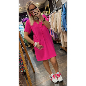 Robe courte fushia Julia