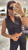 Veste gilet barman noir KXGL0355 KKS