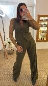 Top dentelle olive TW91KMX IMPERIAL  