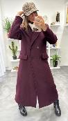Manteau long Bordeaux R36Y0162 Souvenir