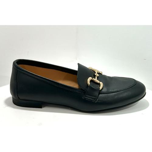 Mocassin cuir noir CM2825