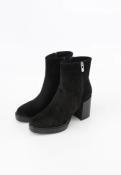 Bottines  en cuir noir SOLAIA EMILIE K