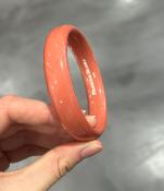 Bracelet jonc corail