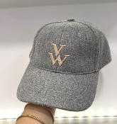 Casquette velours gris CA006