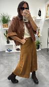 Veste simili cuir camel CEZ4OAAA DIXIE