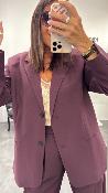 Veste Blazer oversize bordeaux STRONG G&M